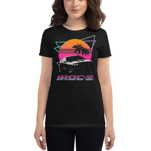 Retrowave 80s Camaro IROC-Z Women's short sleeve t-shirt