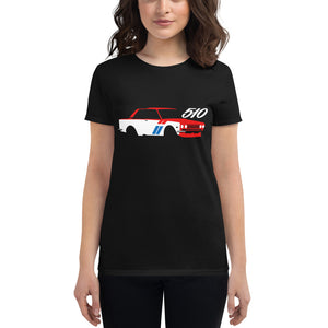 Datsun 510 Japanese Vintage Racing JDM Custom Design Women's short sleeve t-shirt