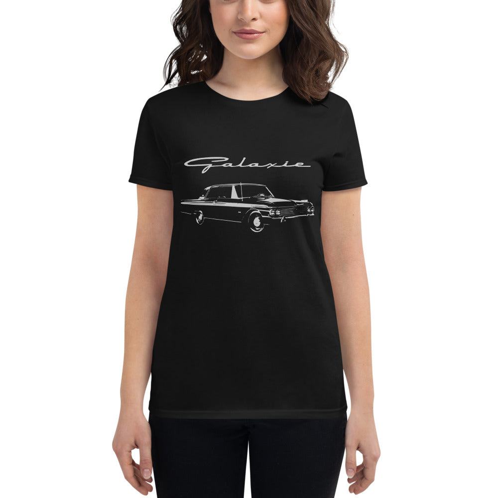1962 Galaxie American Classic Car Custom Art Women's short sleeve t-shirt