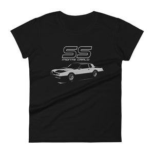 1986 Monte Carlo SS Owner Gift for Chevy Classic Cars Women's short sleeve t-shirt