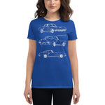 1963 Corvette Split Window Coupe Collector Car Gift Women's short sleeve t-shirt