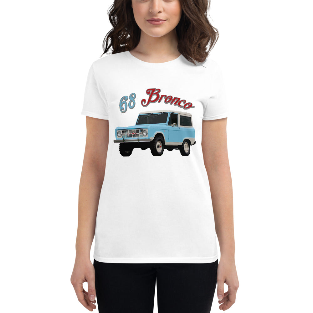 1968 Bronco Vintage Truck Nostalgia Women's short sleeve t-shirt