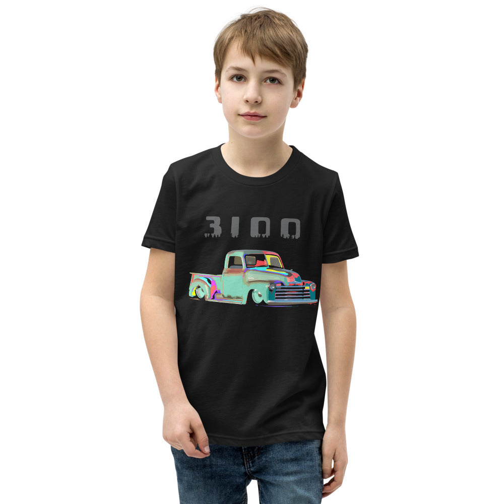 1953 Chevy 3100 Pickup Truck Custom Design Collector Car Gift Youth Short Sleeve T-Shirt