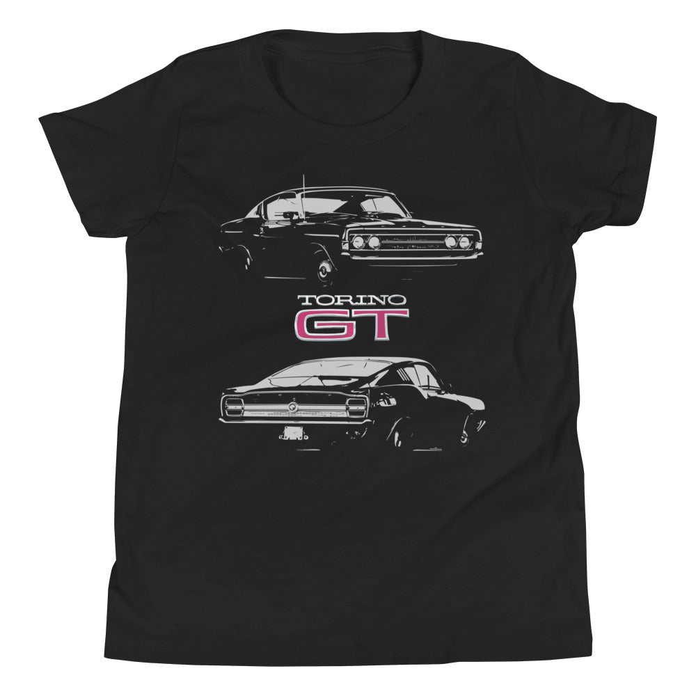 1969 Torino GT Muscle Car Owner Gift Classic Cars Hot Rod Custom Youth Short Sleeve T-Shirt